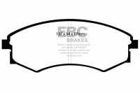 DP1358 EBC Brakes Ultimax2 Тормозные колодки перед  DAEWOO Korando, Musso; HYUNDAI Coupe, Elantra, Lantra, Matrix, Sonata; KIA Magentis