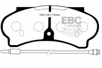 DP652 EBC Brakes Ultimax2 Тормозные колодки перед  PEUGEOT J9