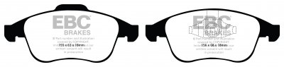 DP31993C EBC Brakes Тормозные колодки перед RENAULT 
