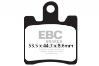 FA283HH EBC BRAKES Double-H™ тормозные колодки  DAELIM B-Bone, S1, S3, SL, SQ; KAWASAKI SC; SUZUKI AN; SYM GT