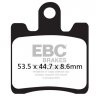 FA283HH EBC BRAKES Double-H™ тормозные колодки  DAELIM B-Bone, S1, S3, SL, SQ; KAWASAKI SC; SUZUKI AN; SYM GT