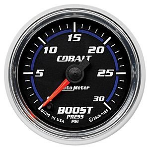 2" BOOST (давление наддува), 0-30 PSI, FSE, COBALT AUTO METER #6160 Boost