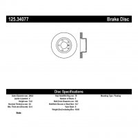 125.34077 Тормозные диски Premium BMW перед