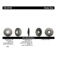 128.34148 Тормозные диски Premium перед левый BMW M5, M6, M6 Gran Coupe