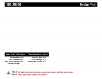 105.20360 Тормозные колодки Posi-Quiet Ceramic HONDA перед