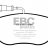 DP21383 EBC Brakes Greenstuff тормозные колодки перед. ABARTH 500, 695; FIAT 500, Bravo, Doblo, Fiorino, Grande Punto, Idea, Linea, Multipla, Stilo; LANCIA Delta, Musa; OPEL Combo