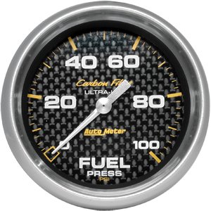 2-5/8" датчик давления топлива, 0-100 PSI, W/O PEAK &amp; VALLEY AUTO METER #4863 Fuel Pressure