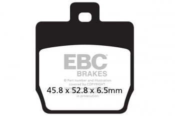 FA268 EBC BRAKES Organic тормозные колодки  MBK EW; YAMAHA EW 2000-2010 года выпуска