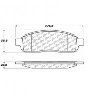 309.10110 StopTech Тормозные колодки Performance Pads   для: LINCOLN, FORD