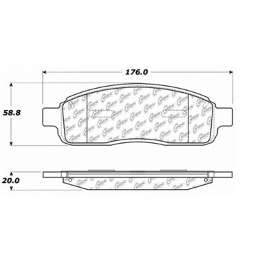 309.10110 StopTech Тормозные колодки Performance Pads   для: LINCOLN, FORD 