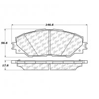 106.12110 Тормозные колодки PosiQuiet Extended Wear TOYOTA
