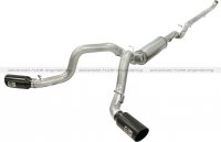 49-44045-B Afe Power Выхлопная система от Down-Pipe (DP-Back) 4.0" DP-Back GM Dsl Trk 01-07 V8-6.6 насадки черные-двойные