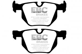 DP61588 EBC Brakes Greenstuff тормозные колодки зад BMW X1 (E84) выпуска 2009-2011 года