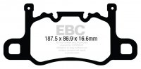 DP32207C EBC Brakes Redstuff Тормозные колодки зад. PORSCHE 911 (991) (Cast Iron Disc Only)