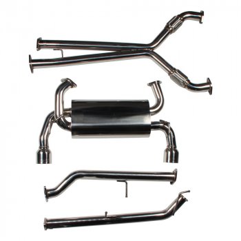 SCS6206 DC Sports Выпуск (Выхлопная система) 2008-2009 NISSAN 370Z 