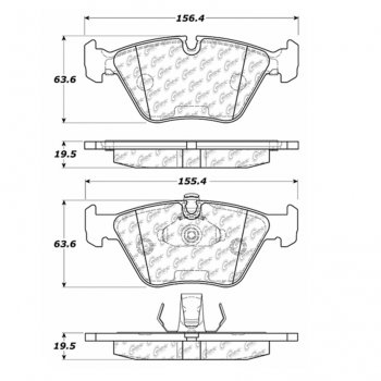 309.07250 StopTech Тормозные колодки Performance Pads   для: BMW 