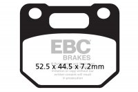 FA110 EBC BRAKES Organic тормозные колодки  SUZUKI RG