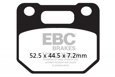 FA110 EBC BRAKES Organic тормозные колодки  SUZUKI RG 1986-1990 года выпуска