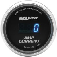 2" DIGITAL CURRENT, 0- 250 AMPS, COBALT AUTO METER #6390