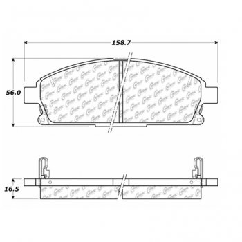 106.06910 Тормозные колодки PosiQuiet Extended Wear ACURA, INFINITI ; ACURA/MDX; INFINITI/Q45; INFINITI/QX56