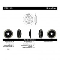 125.61109 Тормозные диски Premium FORD зад