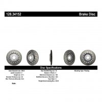128.34152 Тормозные диски Premium зад левый BMW M5, M6, M6 Gran Coupe