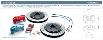 RBK140.03 ROTORA (Big Brake Kit) Тормозная система зад ACURA TL (330X30 2-PIECE FC2) 
