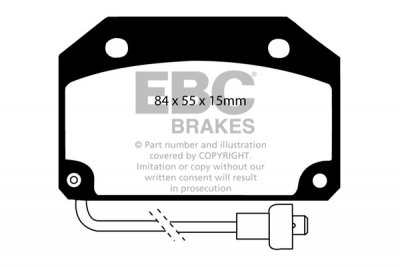 DP332 EBC Brakes Ultimax2 Тормозные колодки перед  CHRYSLER Horizon; MATRA Rancho; TALBOT Horizon выпуска 1977-1985 года
