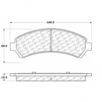 309.07260 StopTech Тормозные колодки Performance Pads CHEVROLET 