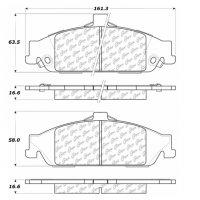 105.07270 Тормозные колодки Posi-Quiet Ceramic