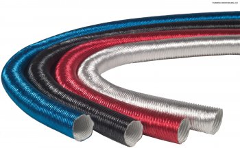 17064 THERMO TEC Термо рукав из алюминия и кремния 5/8X3 синий Термопокрытие для шлангов и проводов