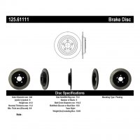 125.61111 Тормозные диски Premium FORD зад