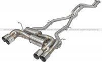 49-36323-P Afe Power Выхлопная система от Down-Pipe (DP-Back) BMW M4 2015 L6-3.0L (tt) SS304 насадки хром