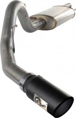 49-43037-B Afe Power Выхлопная система Cat-Back Ford F-150 10-14 V8-6.2L (насадка черная) 