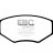 DP517 EBC Brakes Ultimax2 Тормозные колодки перед  SEAT Cordoba, Ibiza, Toledo; VOLKSWAGEN Caddy, Golf, Jetta, Passat, Polo, Santana, Scirocco