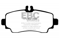 DP1170 EBC Brakes Ultimax2 Тормозные колодки перед  MERCEDES-BENZ A