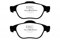 DP1353/2 EBC Brakes Ultimax2 Тормозные колодки перед  RENAULT Grand Scenic