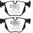 DP1450  EBC Brakes Ultimax2 Тормозные колодки зад. BMW 7XX