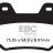 FA304HH EBC BRAKES Double-H™ тормозные колодки  BMW K, R