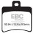 SFA298 EBC BRAKES Organic тормозные колодки  GENERIC Code; KEEWAY RKV