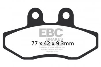 SFA393 EBC BRAKES Organic тормозные колодки  MBK NXC; YAMAHA NXC 2004-2012 года выпуска