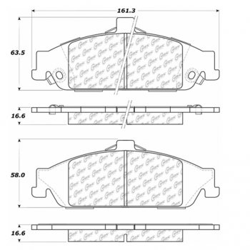 309.07270 StopTech Тормозные колодки Performance Pads 