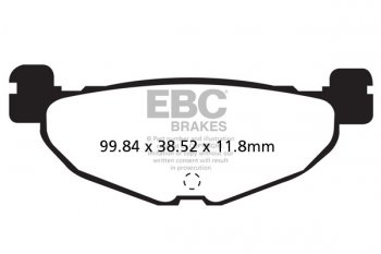 FA408 EBC BRAKES Organic тормозные колодки YAMAHA, MBK, YAMAHA YP, CP, XP, YP, XP использовать замену: SFA408