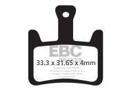 CFA620HH EBC BRAKES Organic тормозные колодки