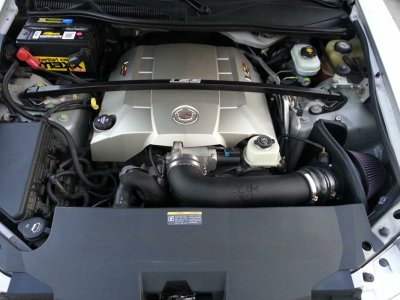 57-3054 K&amp;N 57 Холодный впуск 2004-2005 CADILLAC CTS-V 5.7 +19.14 HP @ 5100 RPM