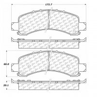 106.09740 Тормозные колодки PosiQuiet Extended Wear CHEVROLET, GMC зад.