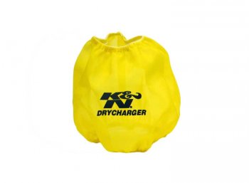 RF-1042DY K&amp;N Чехол фильтра DRYCHARGER для жёлтый, CUSTOM PreCharger ® - K&N PreCharger является специально разработанным фильтром для того чтобы продлить интервал обслуживания K&N фильтра, при использование в очень пыльных условиях.