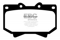 DP51319NDX EBC Brakes колодки тормозные перед TOYOTA Landcruiser, Sequoia
