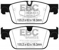 DPX2305 EBC Brakes Ultimax2 Тормозные колодки перед VOLVO S90, V90, XC60 (2nd Gen)