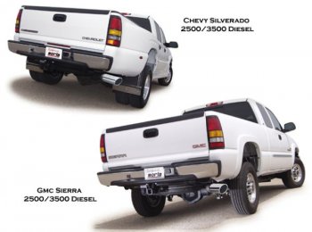 140116 Выпускная система BORLA Настроенный выпуск Chevrolet Silverado, GMC Sierra 2005 Chevrolet Silverado, GMC Sierra